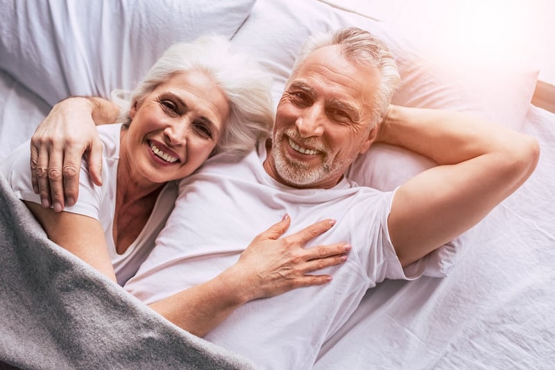 Senior couple in retirement